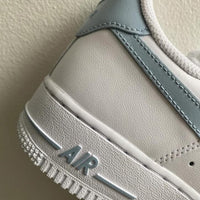 Custom Air Force 1 light Blue Swoosh