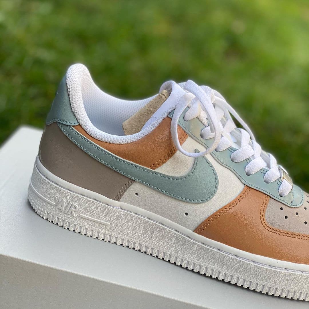 Basic Color Custom Air Force 1’s Orange