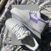 Lilac Custom Nike Air Force 1_s