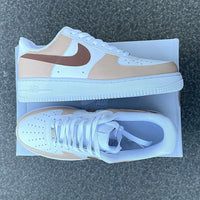 Custom Air Force 1 X Brown & Beige