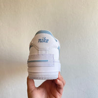 Custom Air Force 1 Shadow light Blue Details