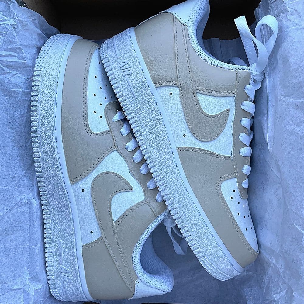 Custom Air Force 1 X Dark beige