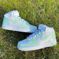 Sage Green Nike Air Force 1 Mid