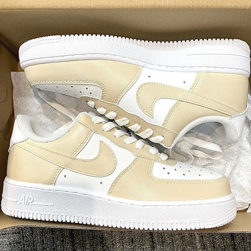 Custom Air Force 1 X Beige