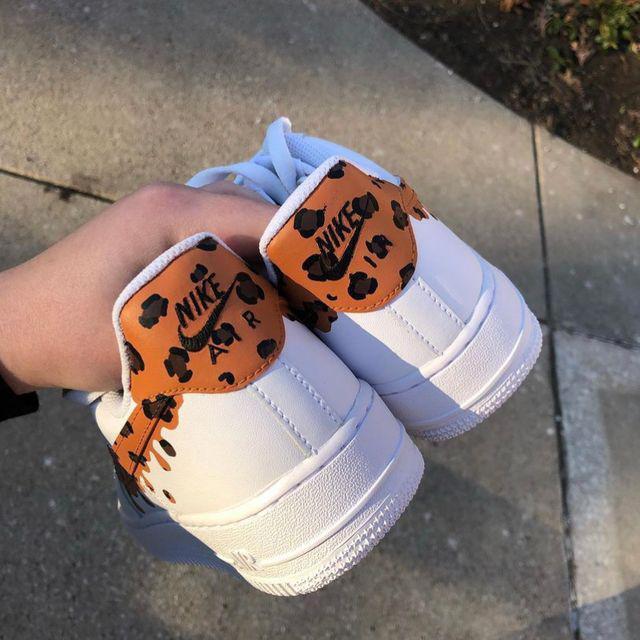 Custom Air Force 1 Cheetah Print