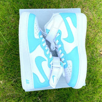 Custom Air Force 1 Mid Baby Blue
