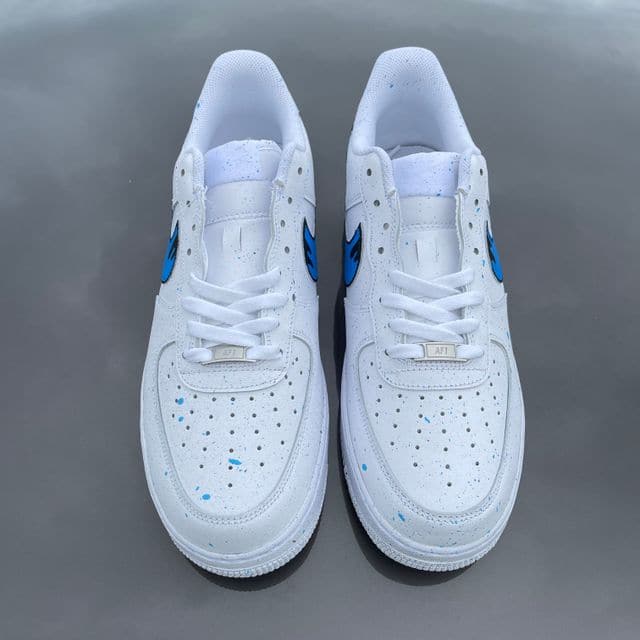 Custom Air Force 1 Dripping blue