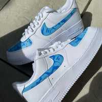 Custom Air Force 1 Blue BAPE