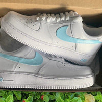 Baby Blue Custom Nike Air Force 1 Light Blue (Made to Order)