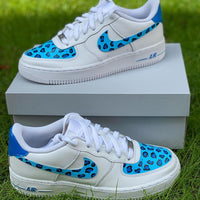 Blue Leopard Custom AF1’s