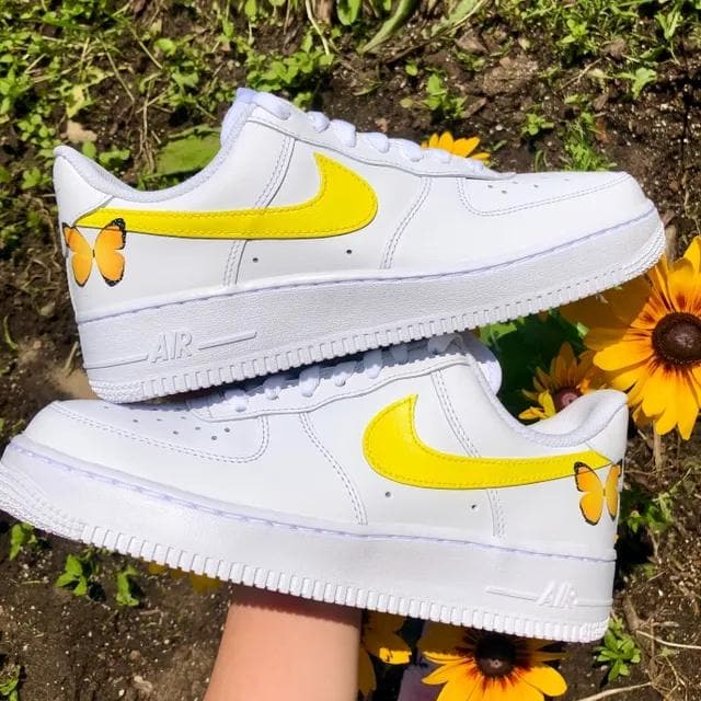 yellow butterfly air force 1