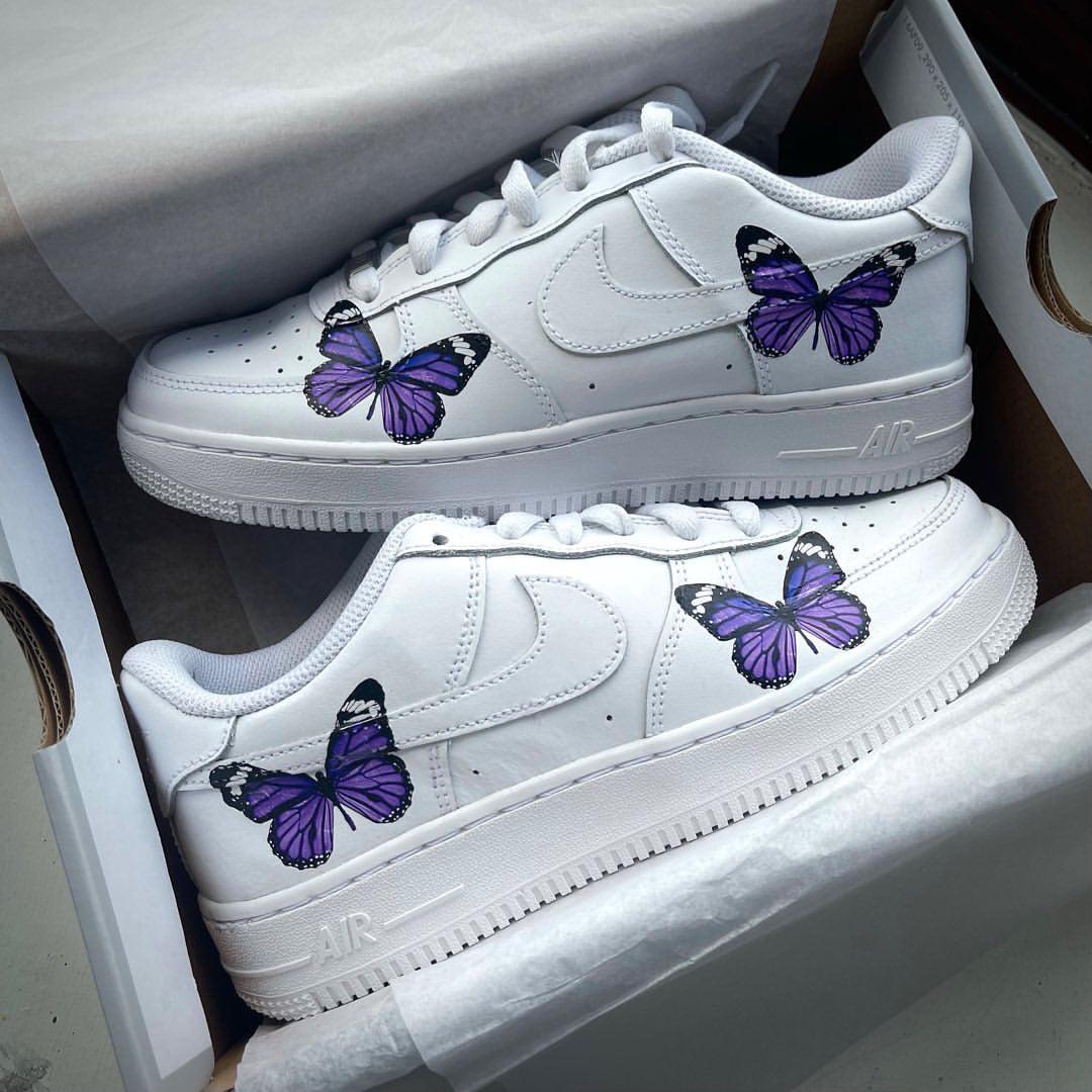 Custom Air Force 1 Butterfly