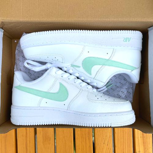 Custom Air Force 1 X Green Colour