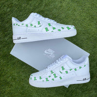 Custom Air Force 1 Green Dinosaur