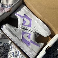 Lilac Custom Nike Air Force 1_s