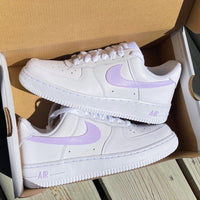 Nike Air Force 1 Blue Custom Sneakers Shoes
