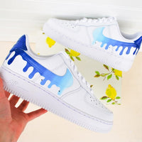 Blue Gradient Air Force 1 Handpainted AF1 Gradient