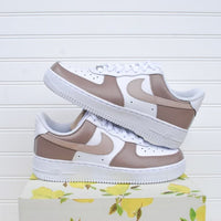 Beige Colorblock Custom Air Force 1