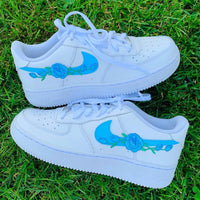Custom Air Force 1 Blue Rose