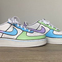 Nike Air Force 1 X Pastel Shoes With Ombré