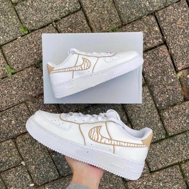 Custom Air Force 1 Beige