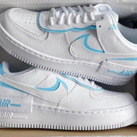 Custom Blue Air Force 1 Shadows