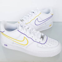 Yellow and Purple _lakers_ Colours_ Painted