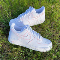 Pink Outline Custom Nike Air Force 1