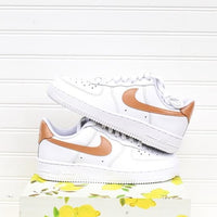 Check Colorblock Air Force 1 Handpainted Custom