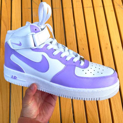 Custom Air Force 1 Mid Purple