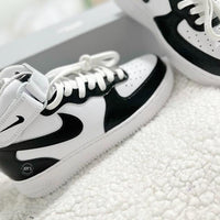 Black and White Custom Air Force 1