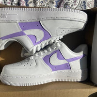 Lilac Custom Nike Air Force 1_s