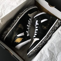 Custom Air Jordan 1 Mid All Black