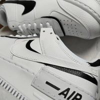 Custom Nike Air Force 1 Black and White Shadows