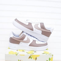 Beige Colorblock Custom Air Force 1