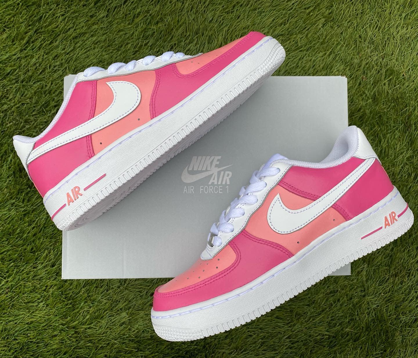 Custom Air Force 1 Pink