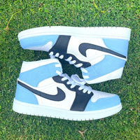 Custom Air Jordan 1 X Black Blue