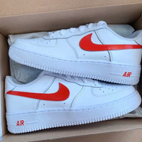 Nike Air Force 1 Blue Custom Sneakers Shoes