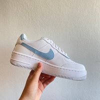 Custom Air Force 1 Shadow light Blue Details