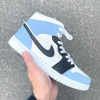 Custom Air Jordan 1 X Black Blue