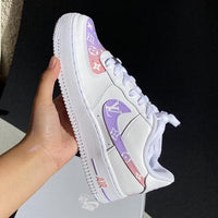 Custom Air Force 1 x LV Lilac Purple💗💜