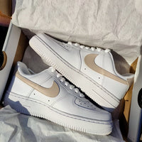 Custom Nike Air Force 1 Beige