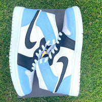 Custom Air Jordan 1 X Black Blue