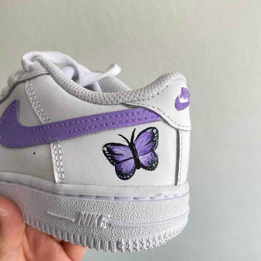 Custom Air Force 1 little butterfly