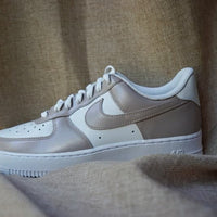 Custom Air Force 1 Beige Nike Air Force 1