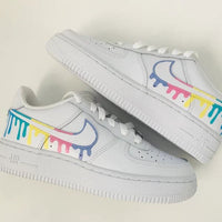 Pastel Drip Custom Air Force 1's water Resistant