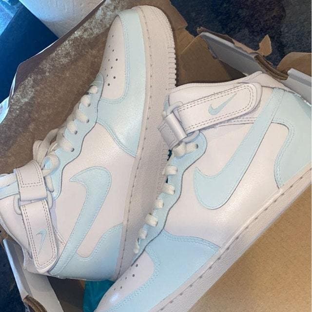 baby blue af1 high
