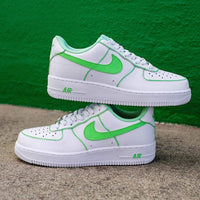 Lucky Mood Collection Mint Green Outline Air Force 1