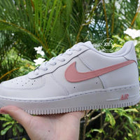 Pink Custom Nike Air Force 1 Sneakers