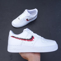 Custom Air Force 1 Bape Shark Teeth